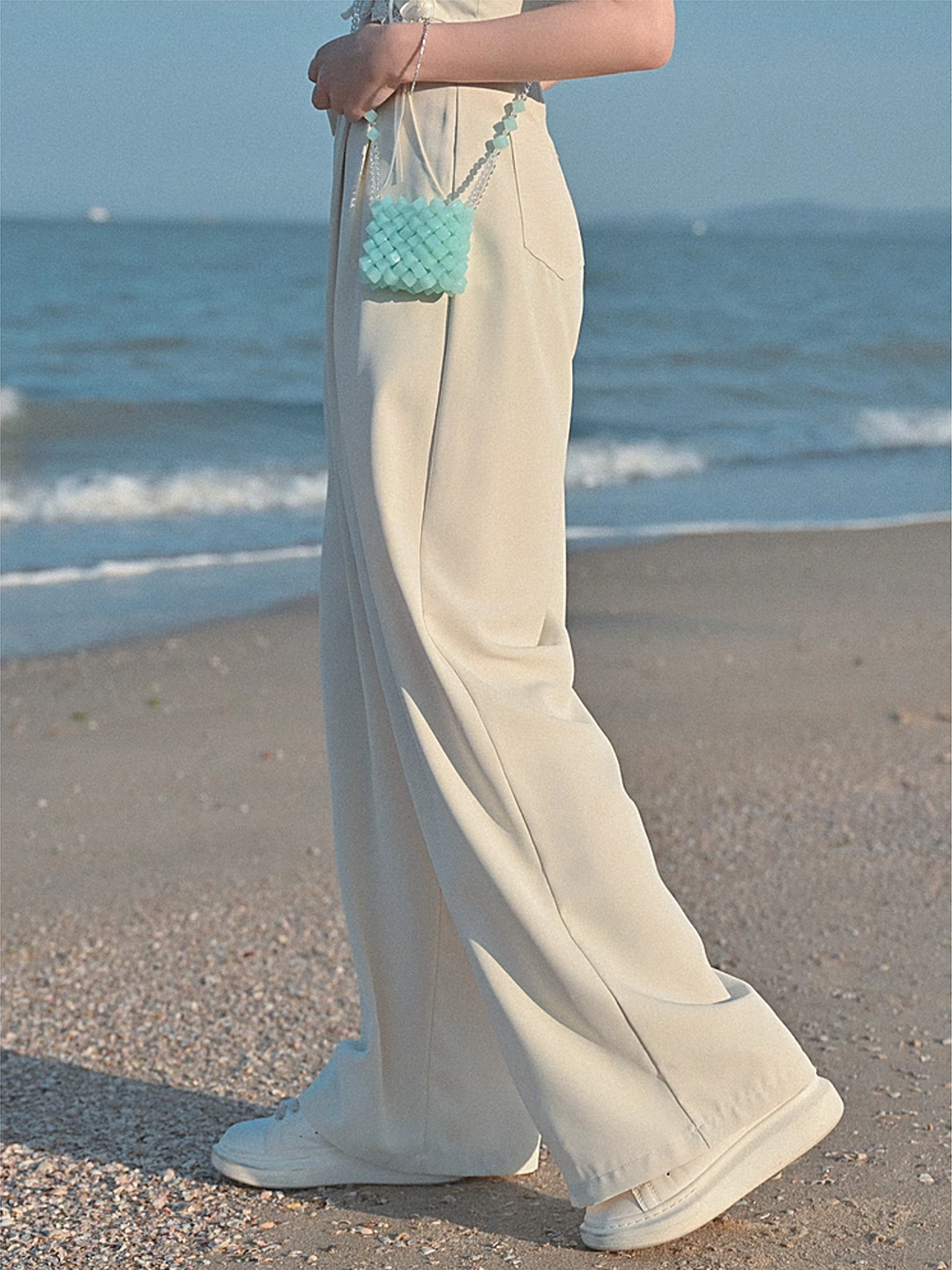 Sea Breeze Drape Pants-Sets-ntbhshop