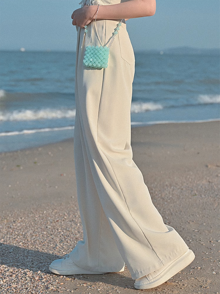 Sea Breeze Drape Pants-Sets-ntbhshop