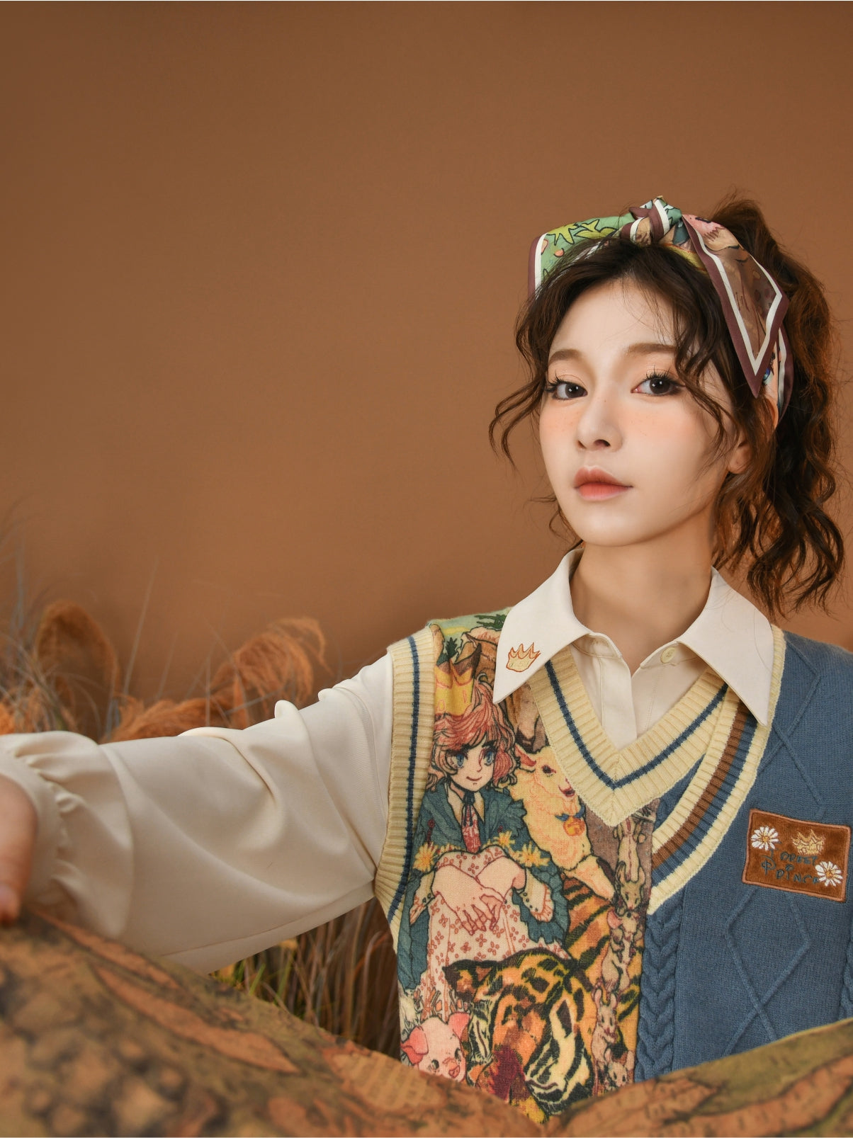 Forest Prince Maillard Vintage Scarf-ntbhshop