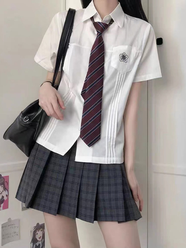 Sakura Dream JK Uniform Short Sleeve Shirts-ntbhshop