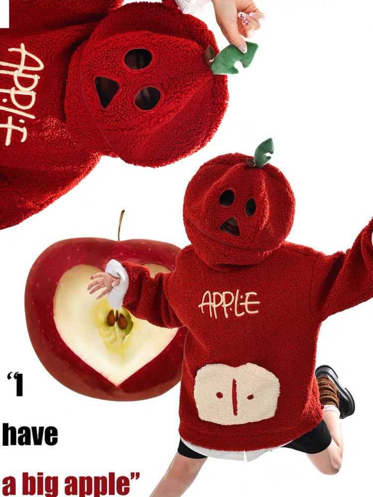 Applecore Red Monster Hoodie-ntbhshop