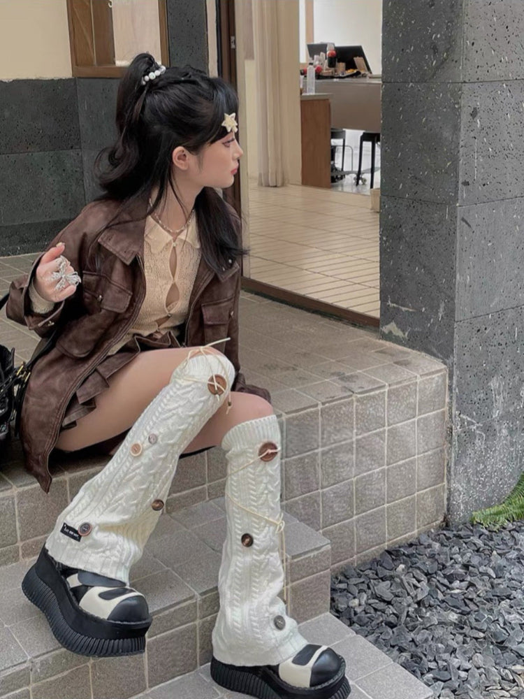 Button Trails Niche Leg Warmers-ntbhshop