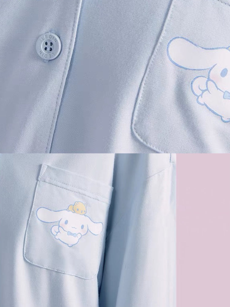 My Melody Kuromi Cinnamoroll Pochacco Long Sleeve Pajama Sets-ntbhshop