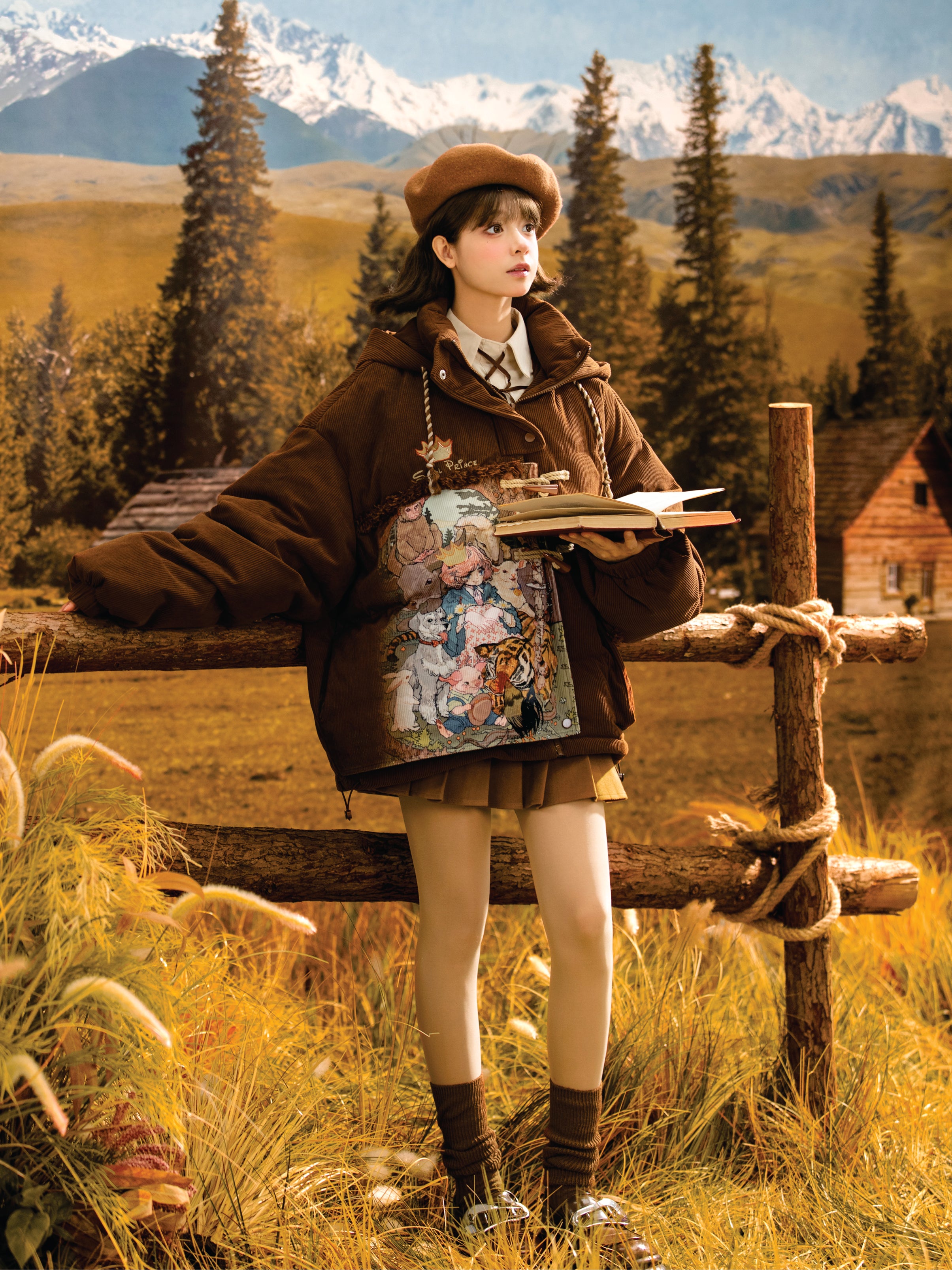 Forest Prince Corduroy Puffer Jacket-ntbhshop