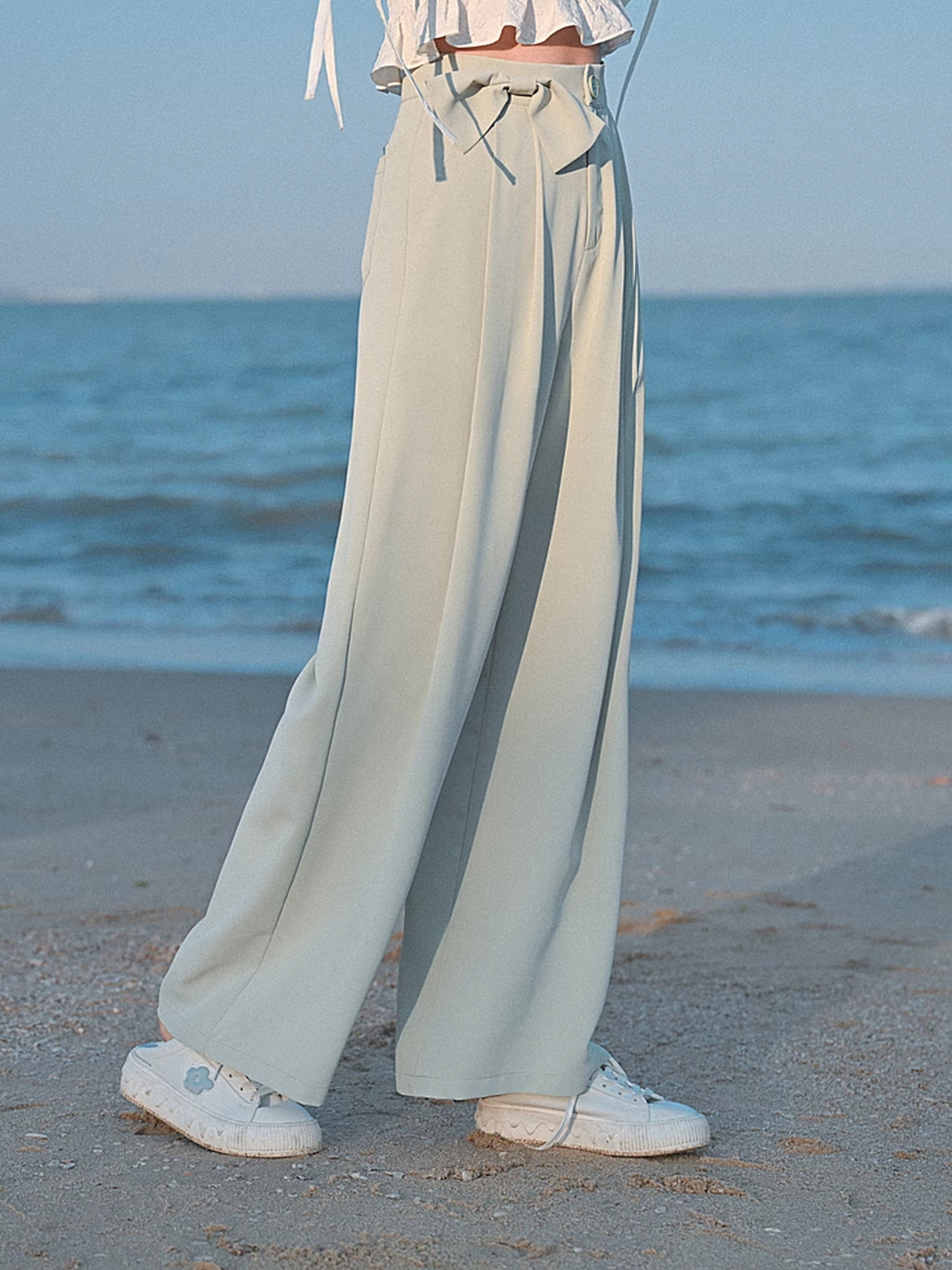 Sea Breeze Drape Pants-Sets-ntbhshop