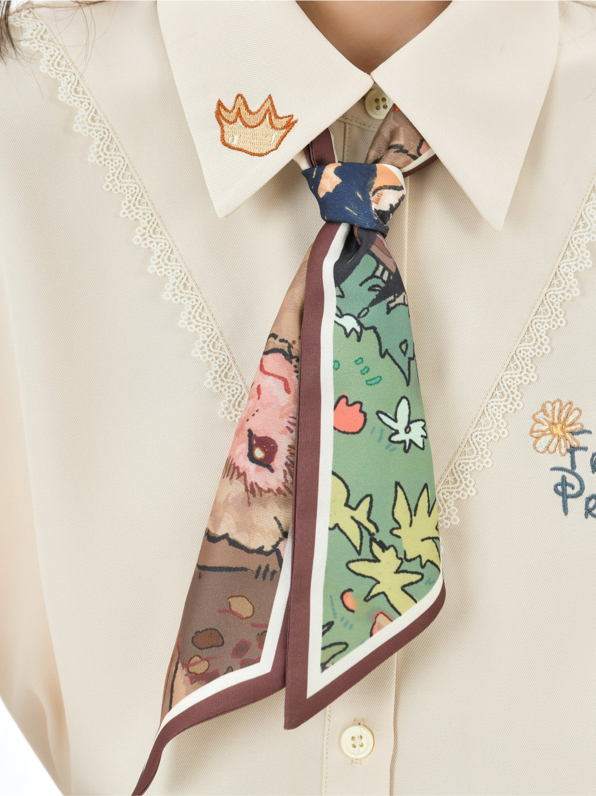 Forest Prince Maillard Vintage Scarf-ntbhshop