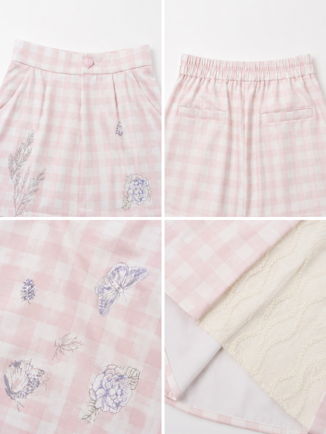 Butterfly Blush Lounge Pants-Bottoms-ntbhshop
