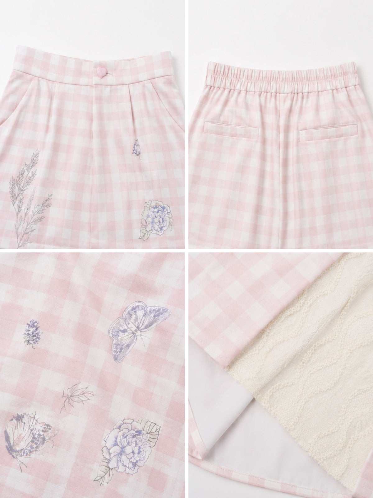 Butterfly Blush Lounge Pants-Bottoms-ntbhshop