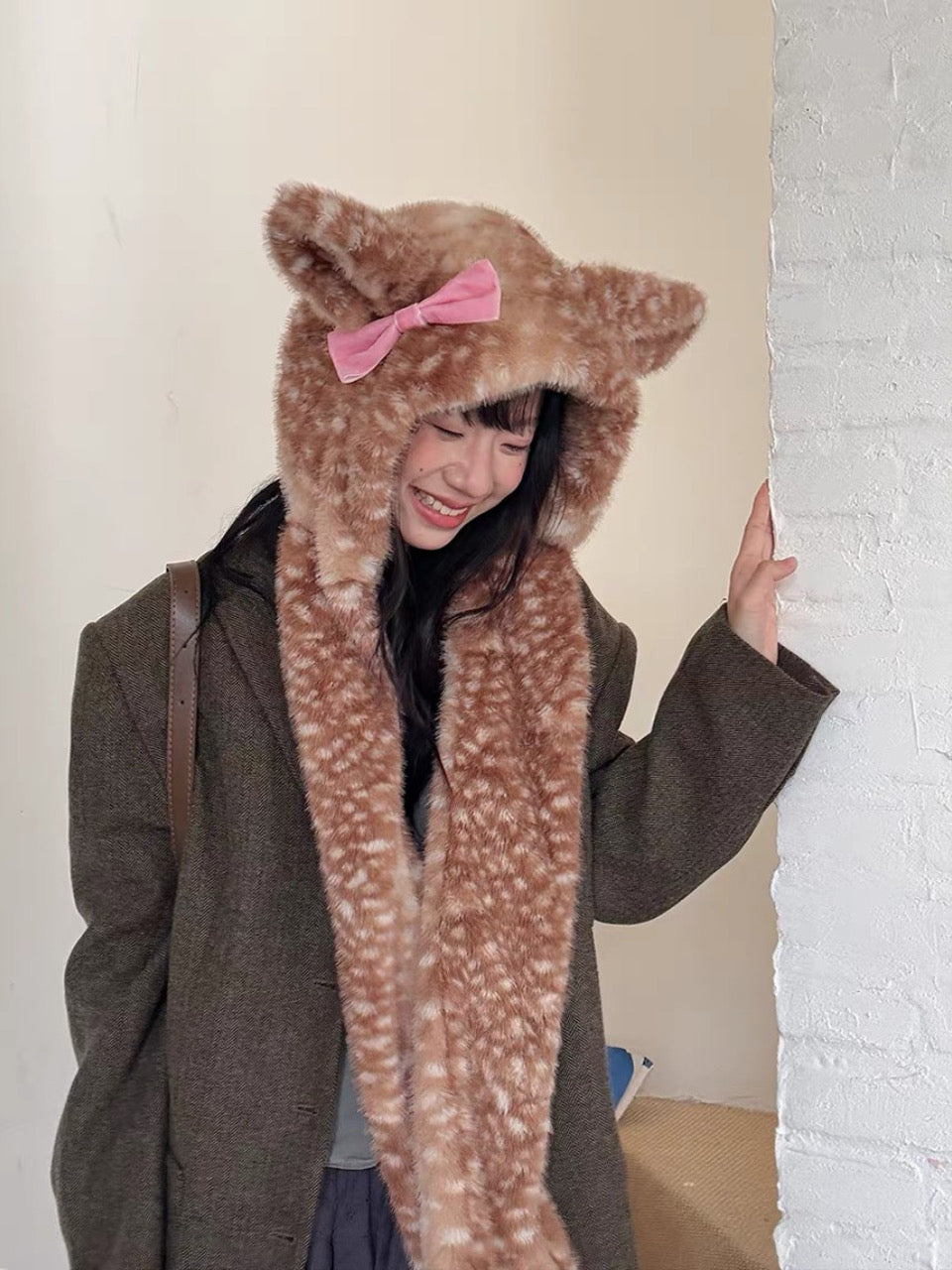 Honey Fawn Whimsy Whisper Hood-ntbhshop