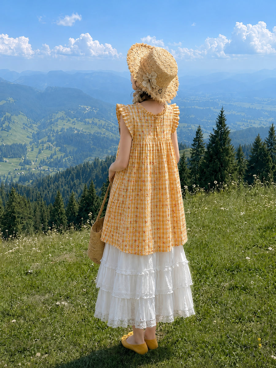 Harvest Market Gingham Dresses-Dresses-ntbhshop