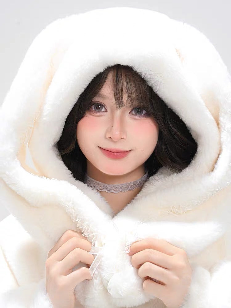 Marshmallow Rabbit Cloud Hoodie-ntbhshop