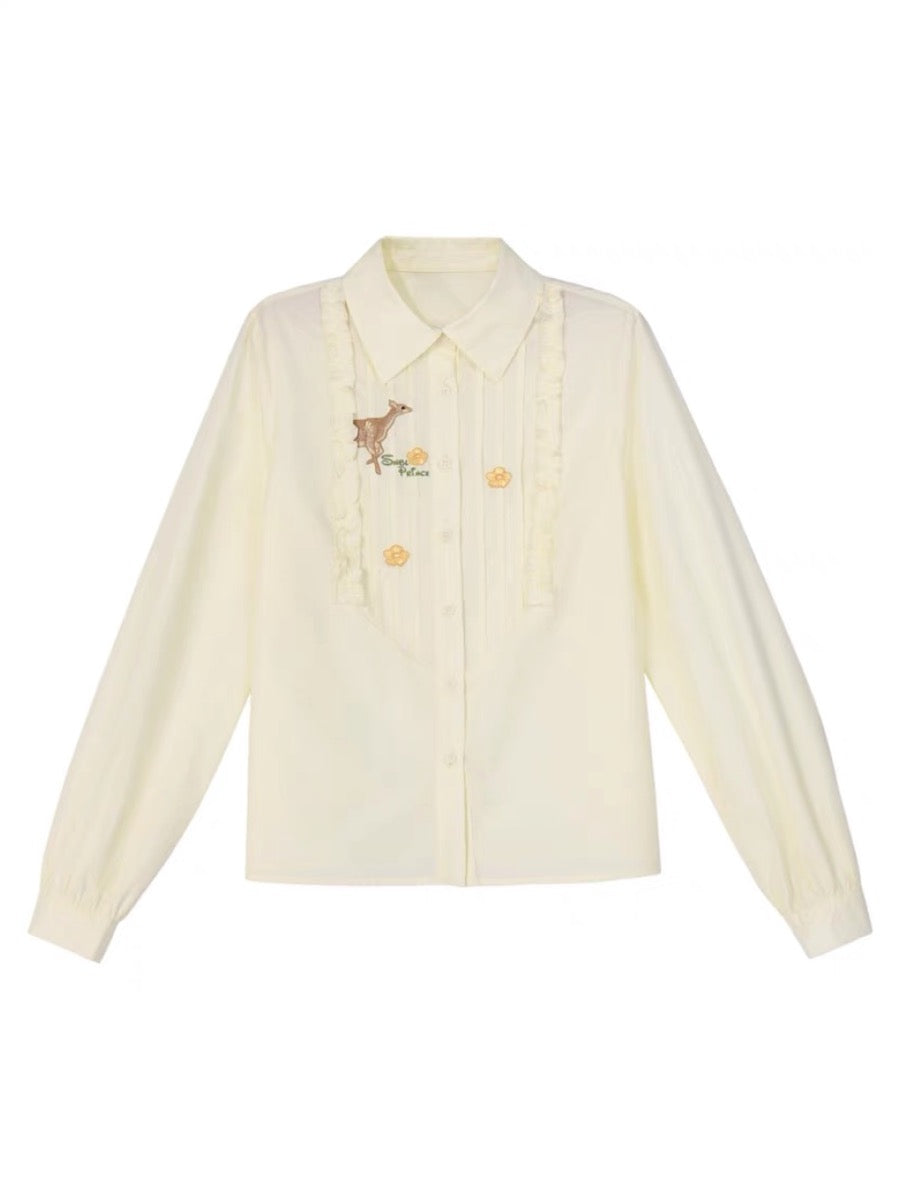 Forest Prince Button-Up Long Sleeve Shirt-ntbhshop