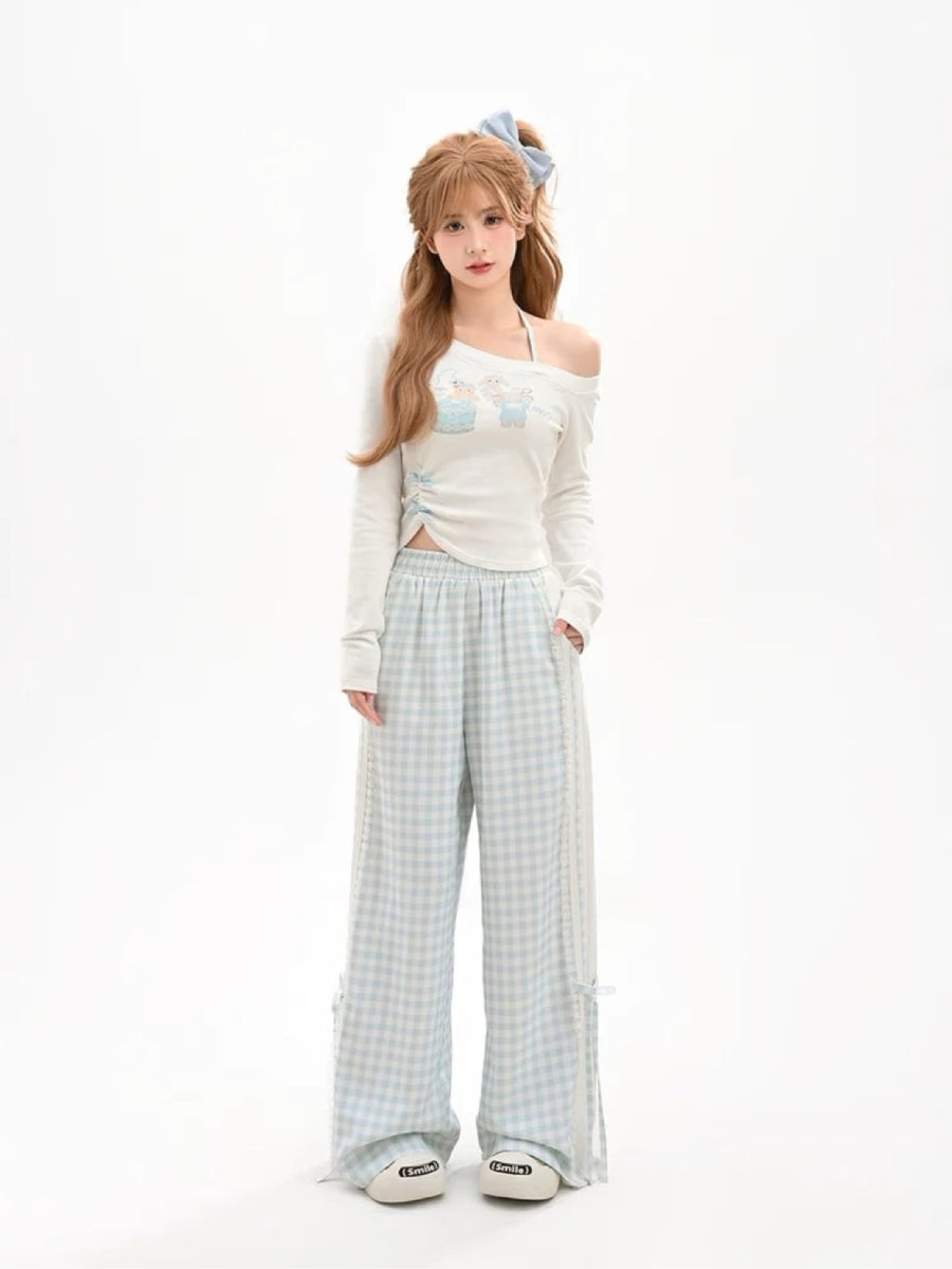 Milk Lamb Halter Tee-Tops-ntbhshop