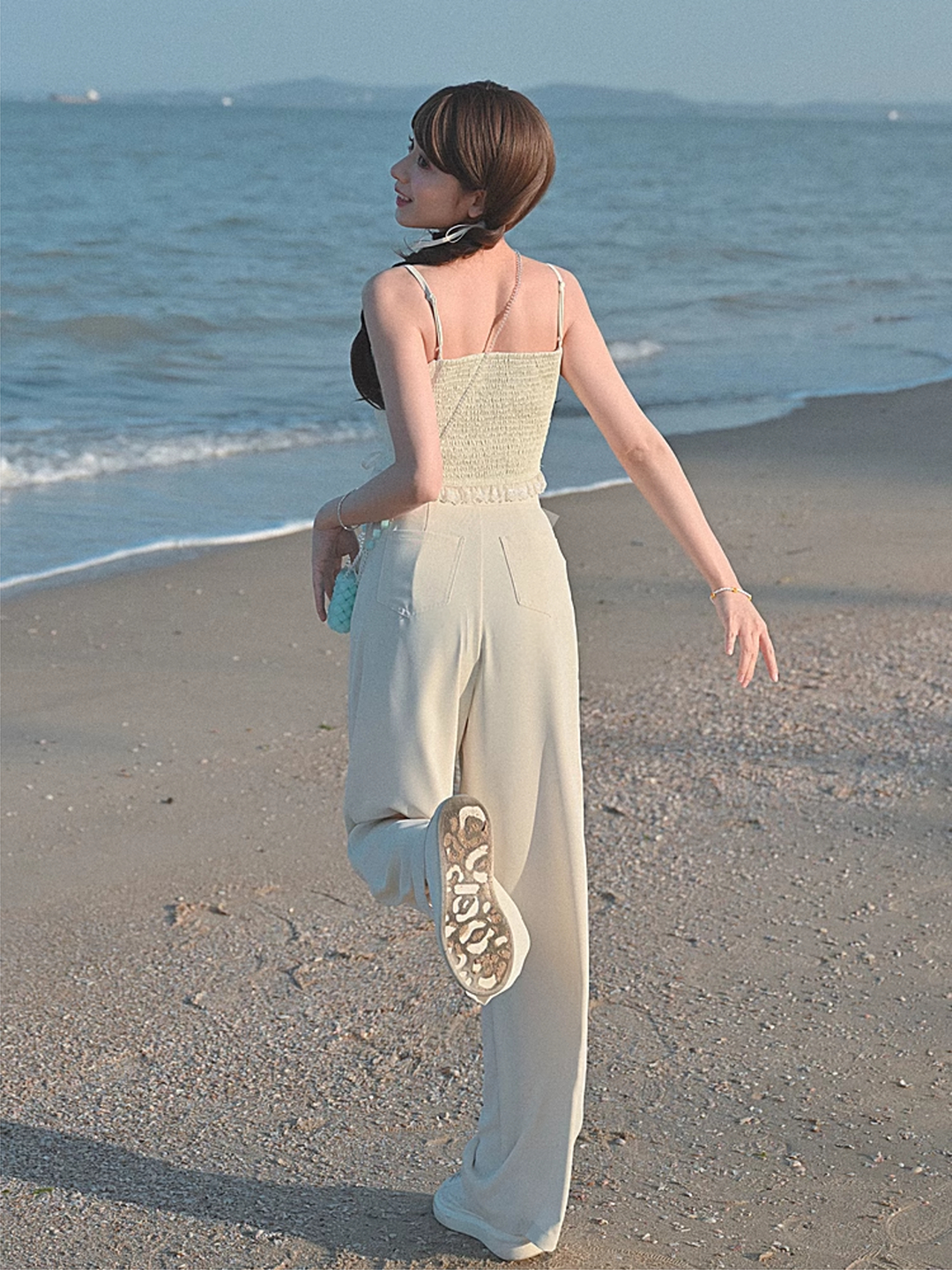 Sea Breeze Drape Pants-Sets-ntbhshop