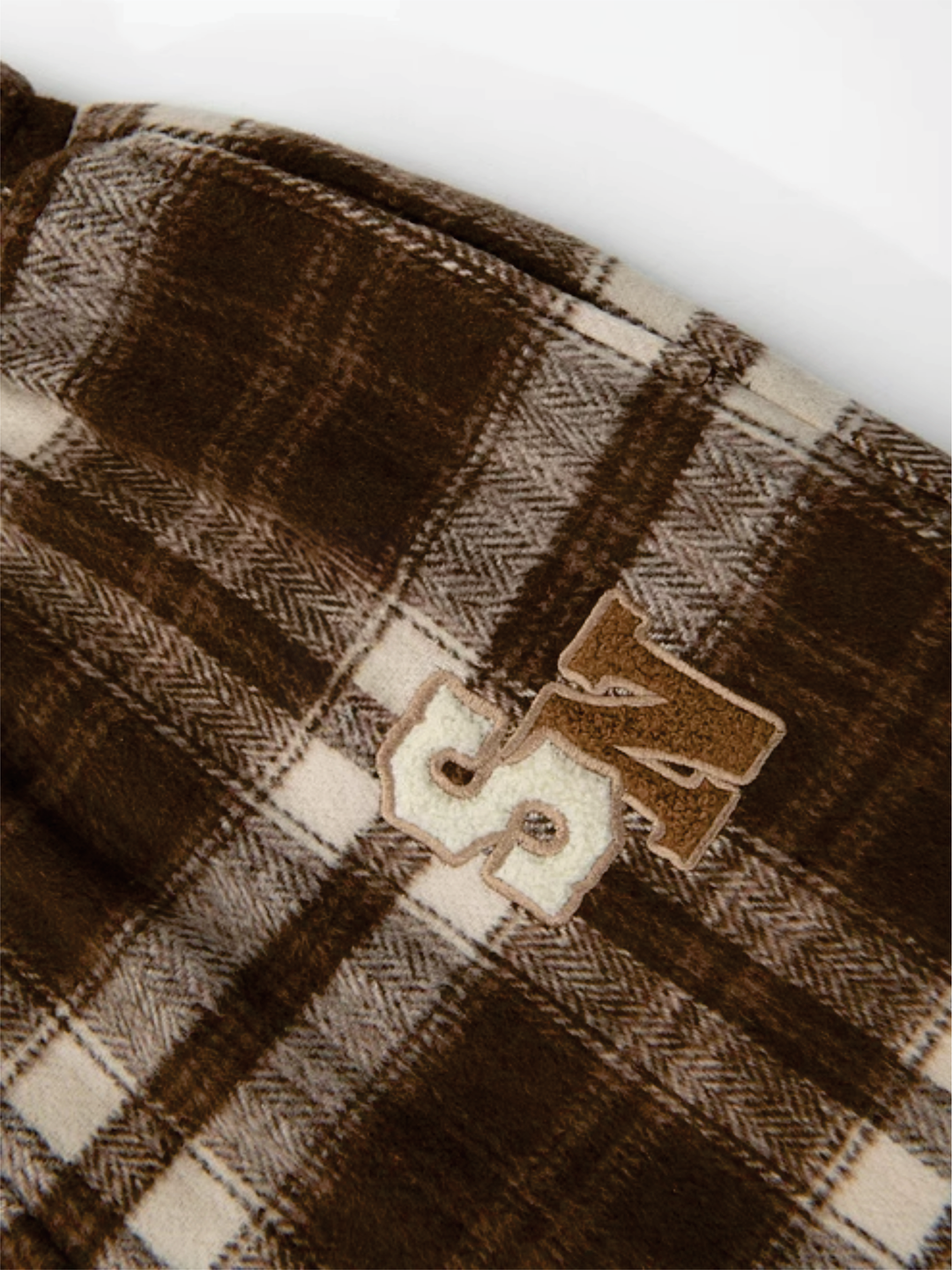 Maillard Mingle Forest Retro Casual Plaid High-Waist Pants-ntbhshop