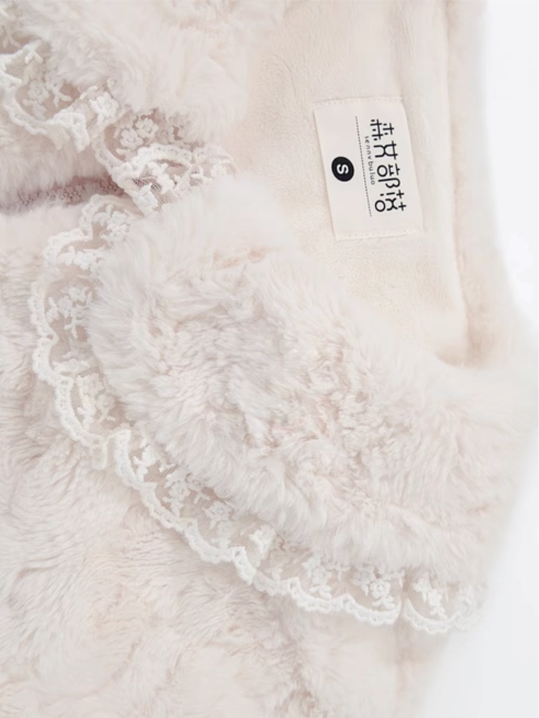 Icy Elegance Doll Collar Faux Fur Jacket-ntbhshop