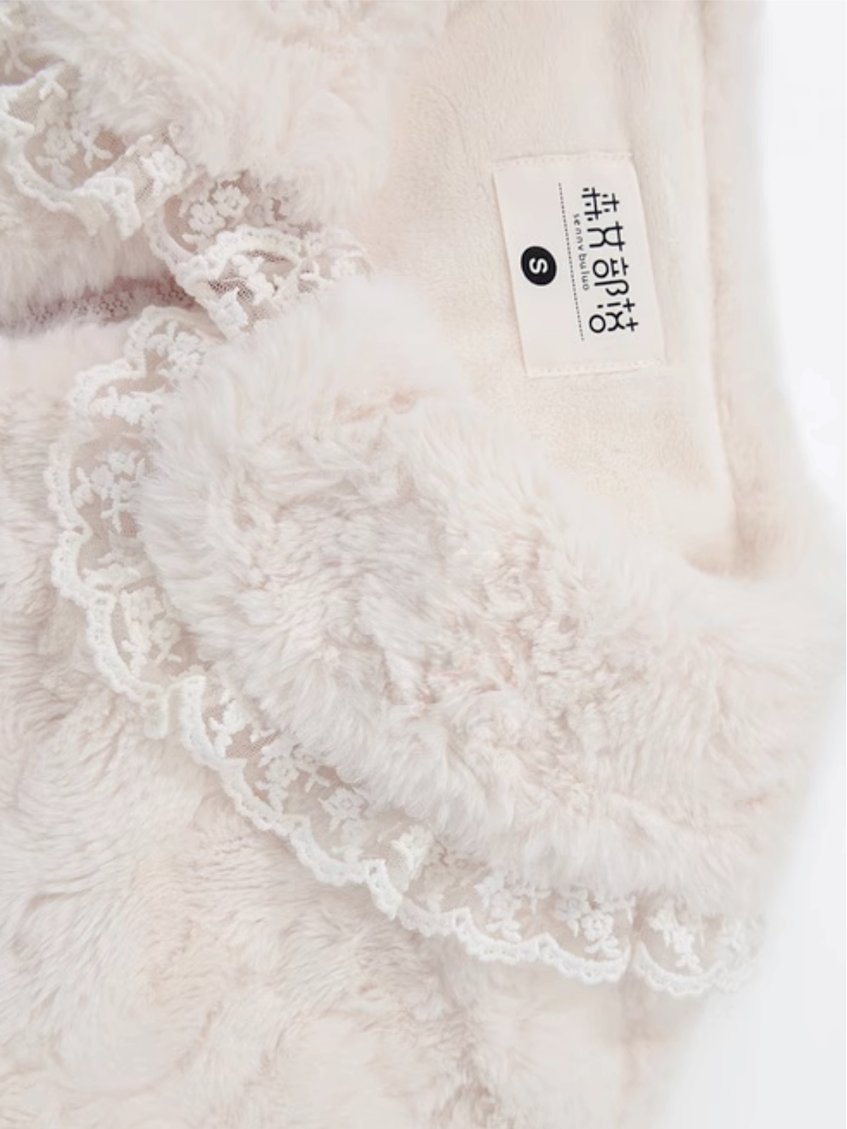 Icy Elegance Doll Collar Faux Fur Jacket-ntbhshop