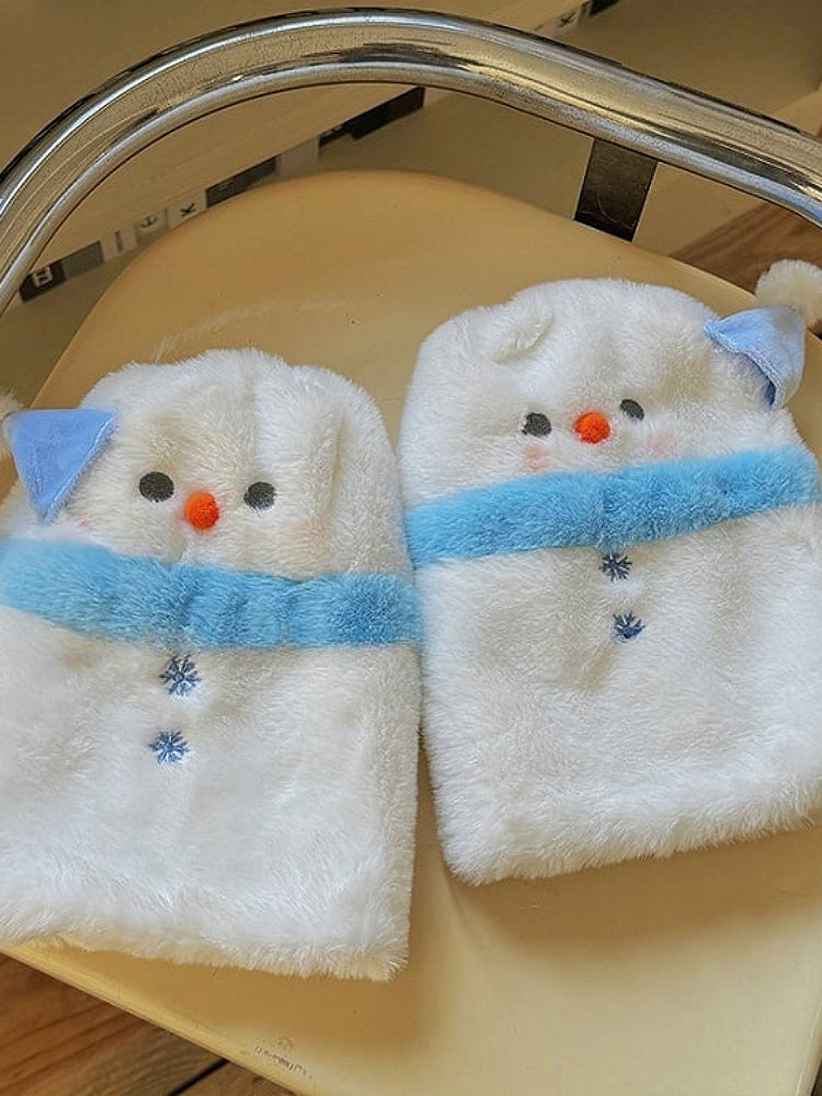 Snowman Fluffguard Hat, Scarf, Gloves & Leg Warmers-ntbhshop