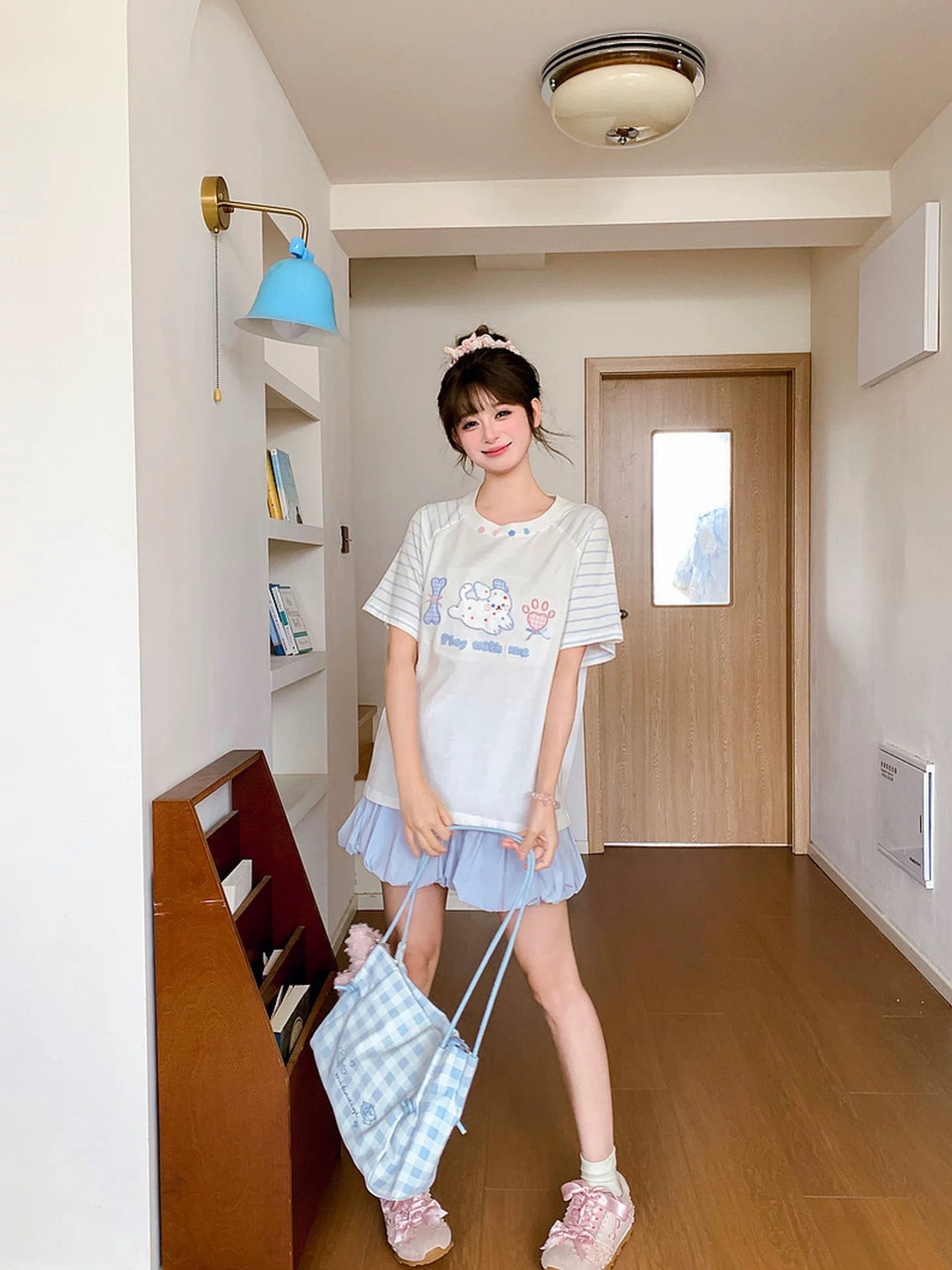 Puppy Milk Raglan Tee-Tops-ntbhshop