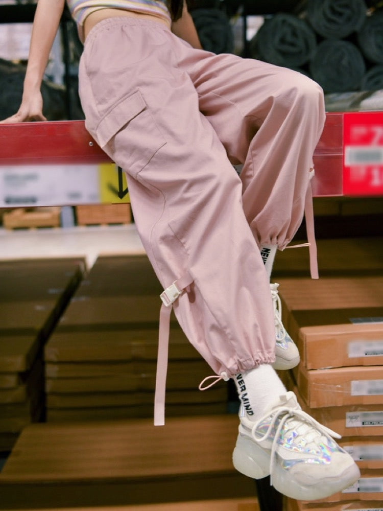 Girls' Choice High Waist Cargo Pants-ntbhshop