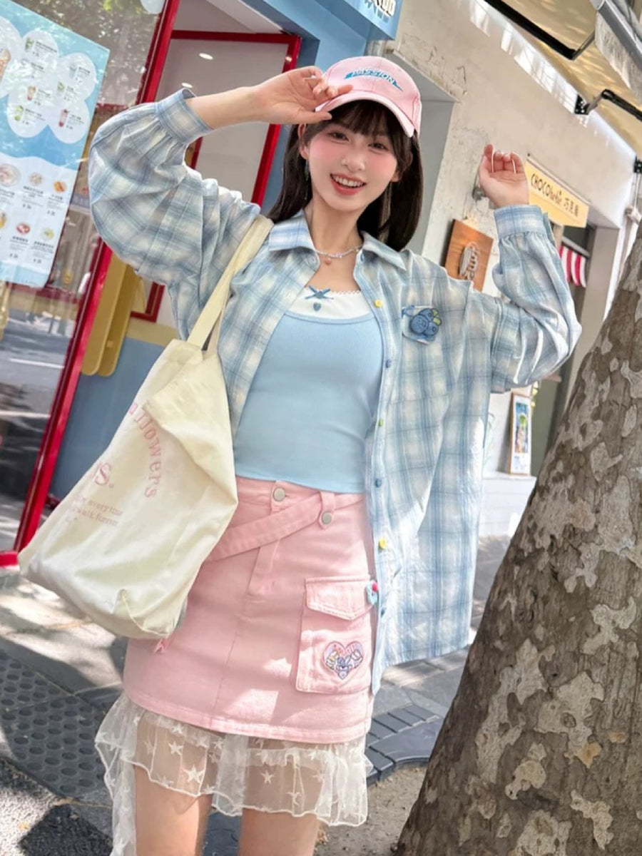 Blueberry Ribbed Bra Camisole-Tops-ntbhshop