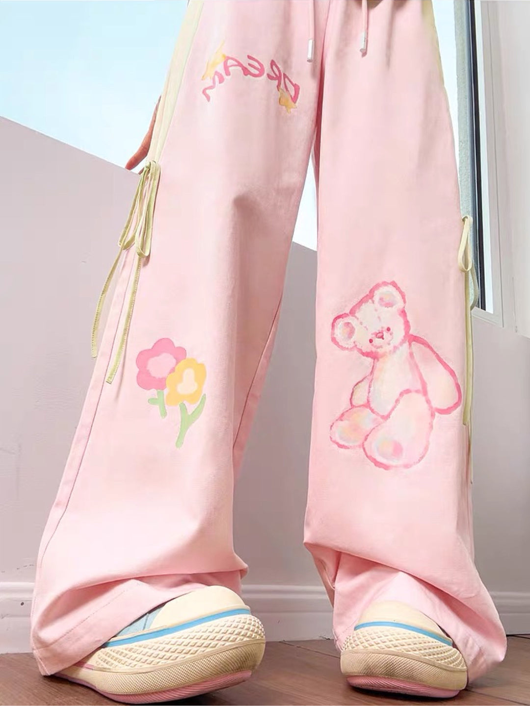 Bear Dream Cotton Pants-Bottoms-ntbhshop