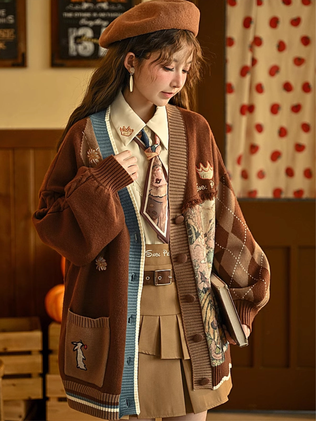 Forest Prince Vintage Knit Cardigan-ntbhshop