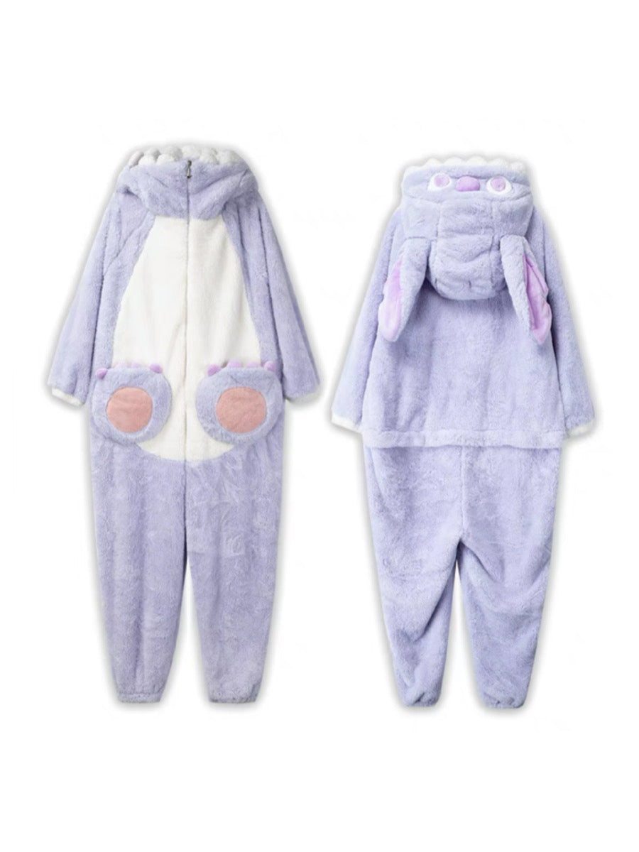 Snuggle Monster Cozy Winter Fleece One-Piece Pajama - ntbhshop