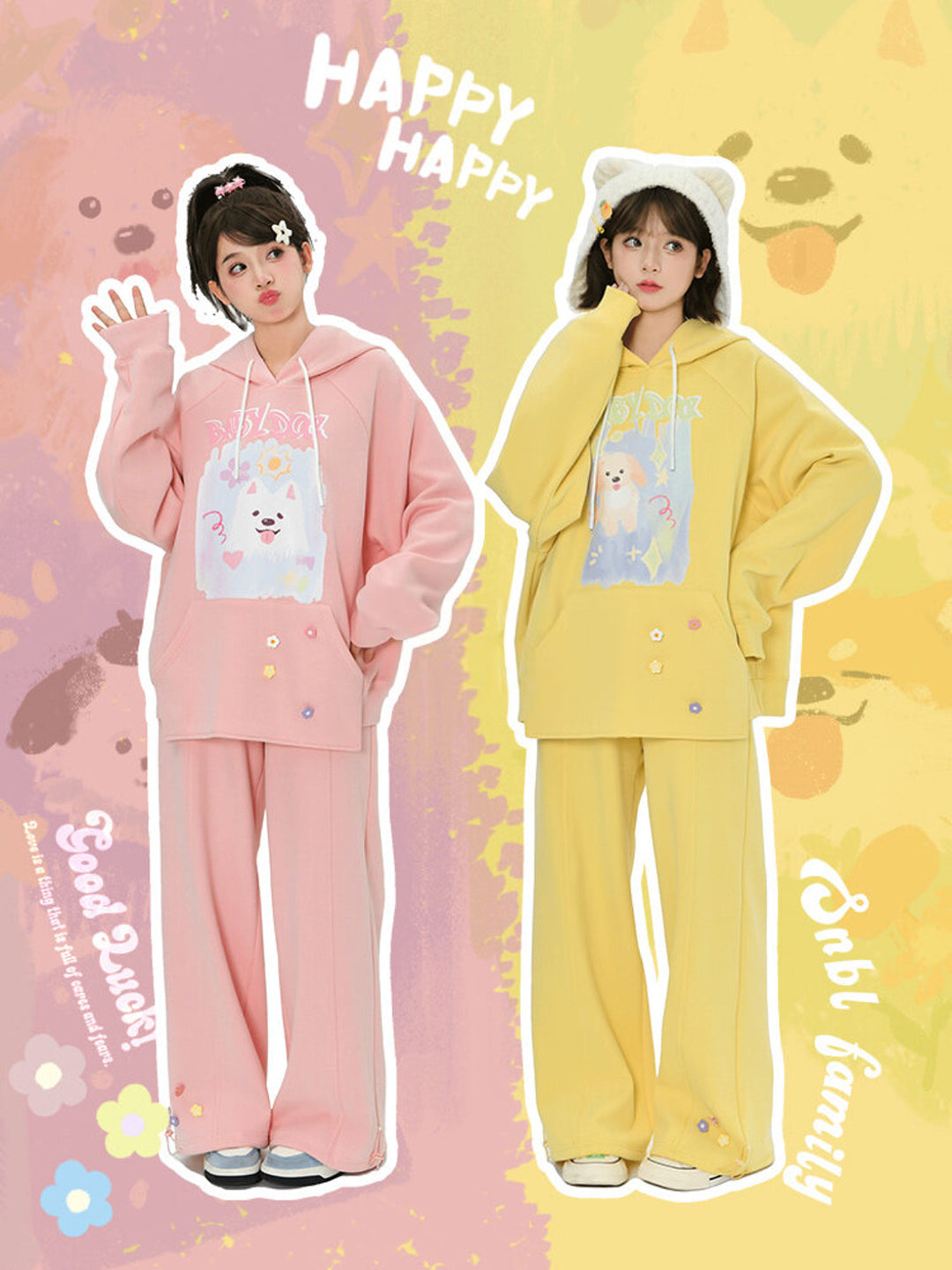 Dopamine Dream Fleece Hoodies-Tops-ntbhshop