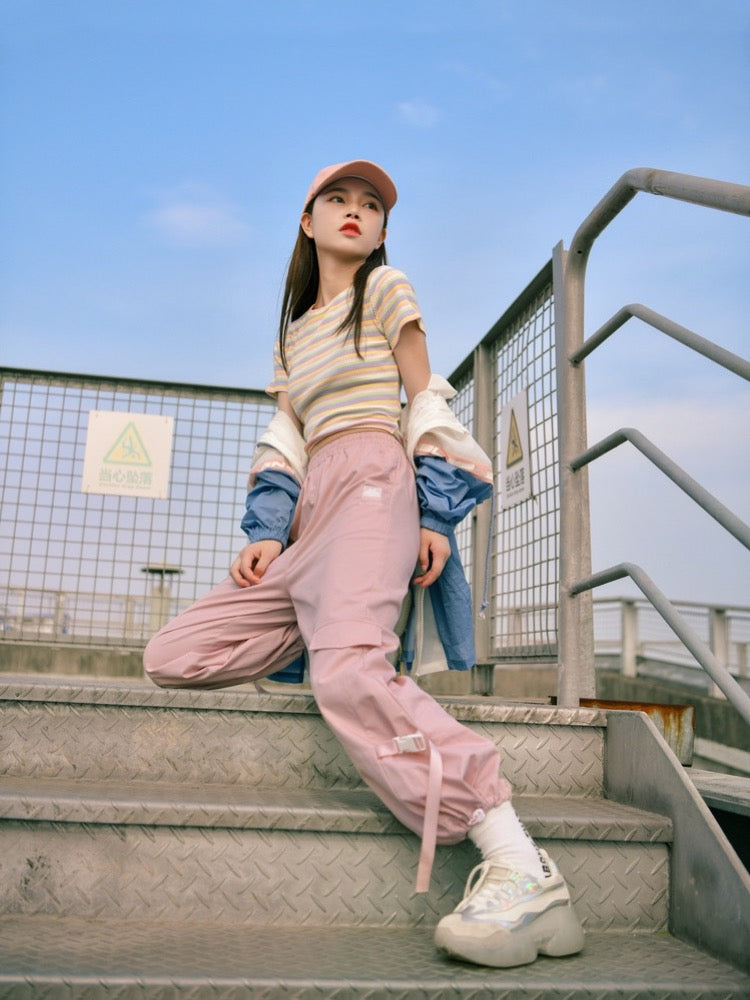 Girls' Choice High Waist Cargo Pants-ntbhshop