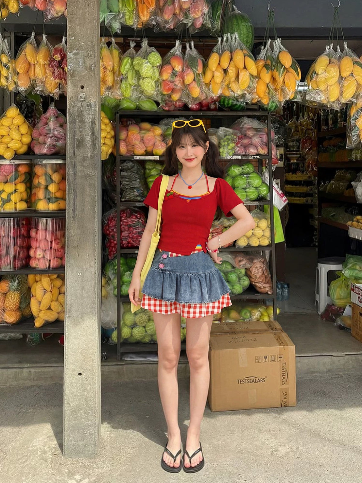 Cherry Sundae Halter Tee-ntbhshop