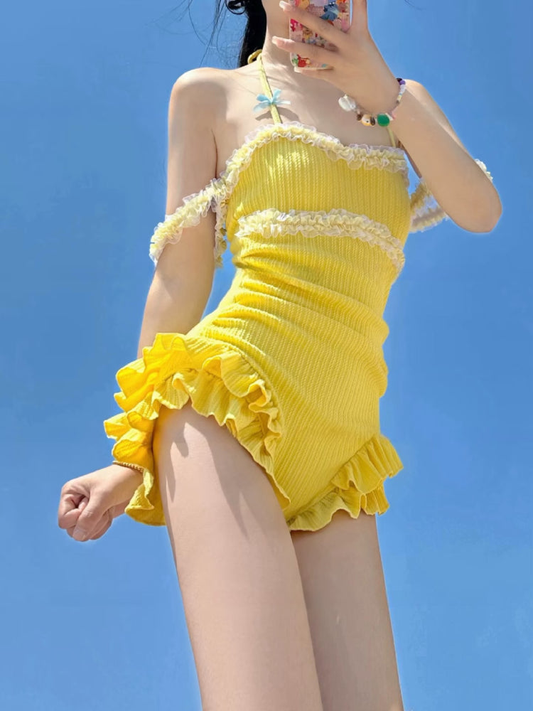 Lemon Soda One-Piece Swimsuit-ntbhshop