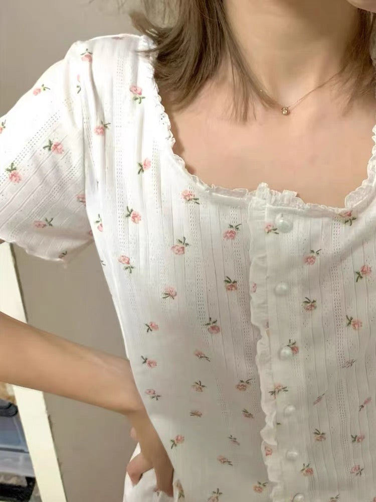 Spring Bliss Dreams Pure Cotton Pajamas Set-ntbhshop