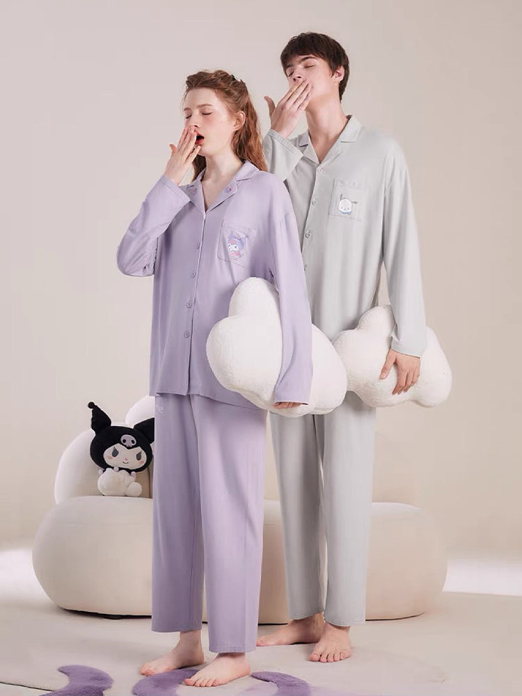 My Melody Kuromi Cinnamoroll Pochacco Long Sleeve Pajama Sets-ntbhshop