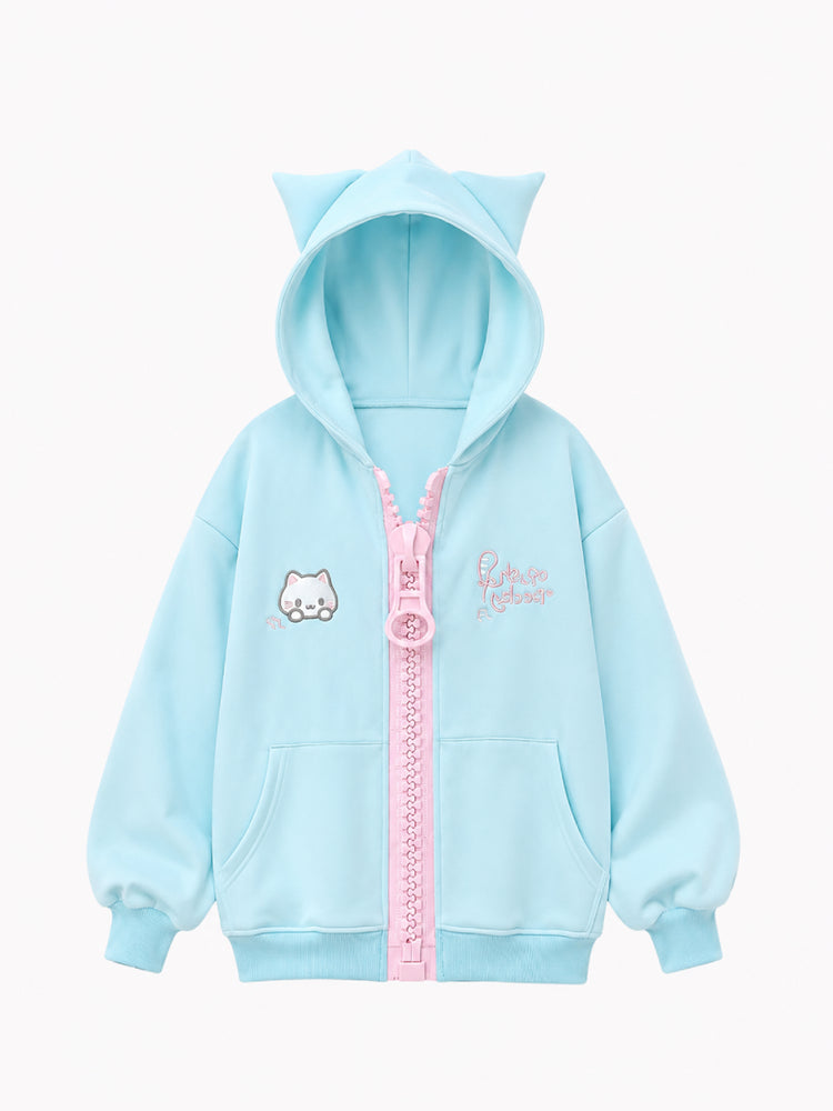Candy Cat Zipper Jackets-Outerwear-ntbhshop
