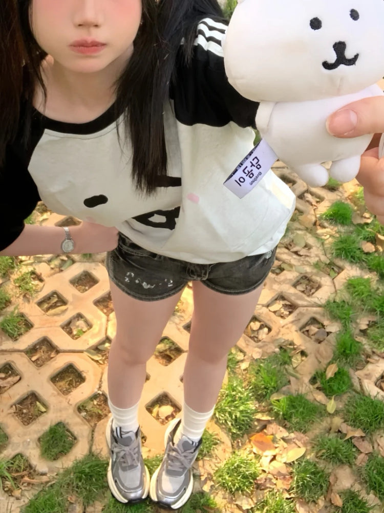 Moonpaw Harajuku Diamond Beads Hottie Shorts-ntbhshop