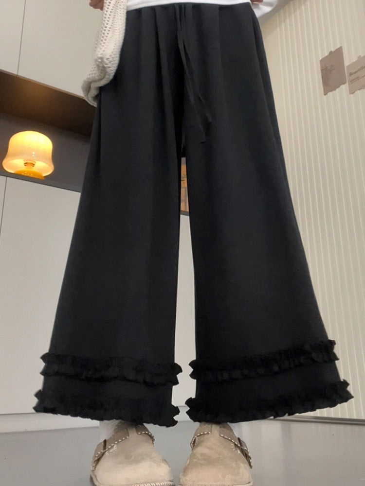 Ruffle Cloud Comfort Sweatpants-ntbhshop