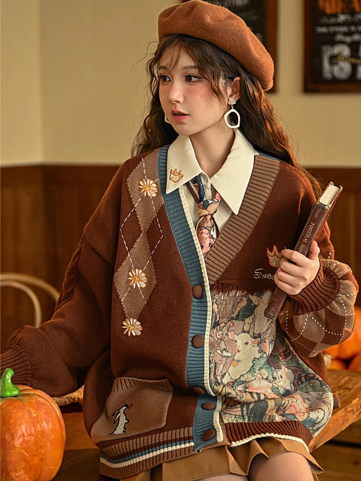 Forest Prince Vintage Knit Cardigan-ntbhshop