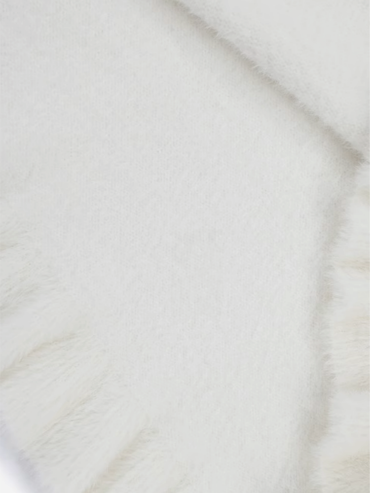 The First Snow Imitation Mink Knit Cozy Dress-ntbhshop