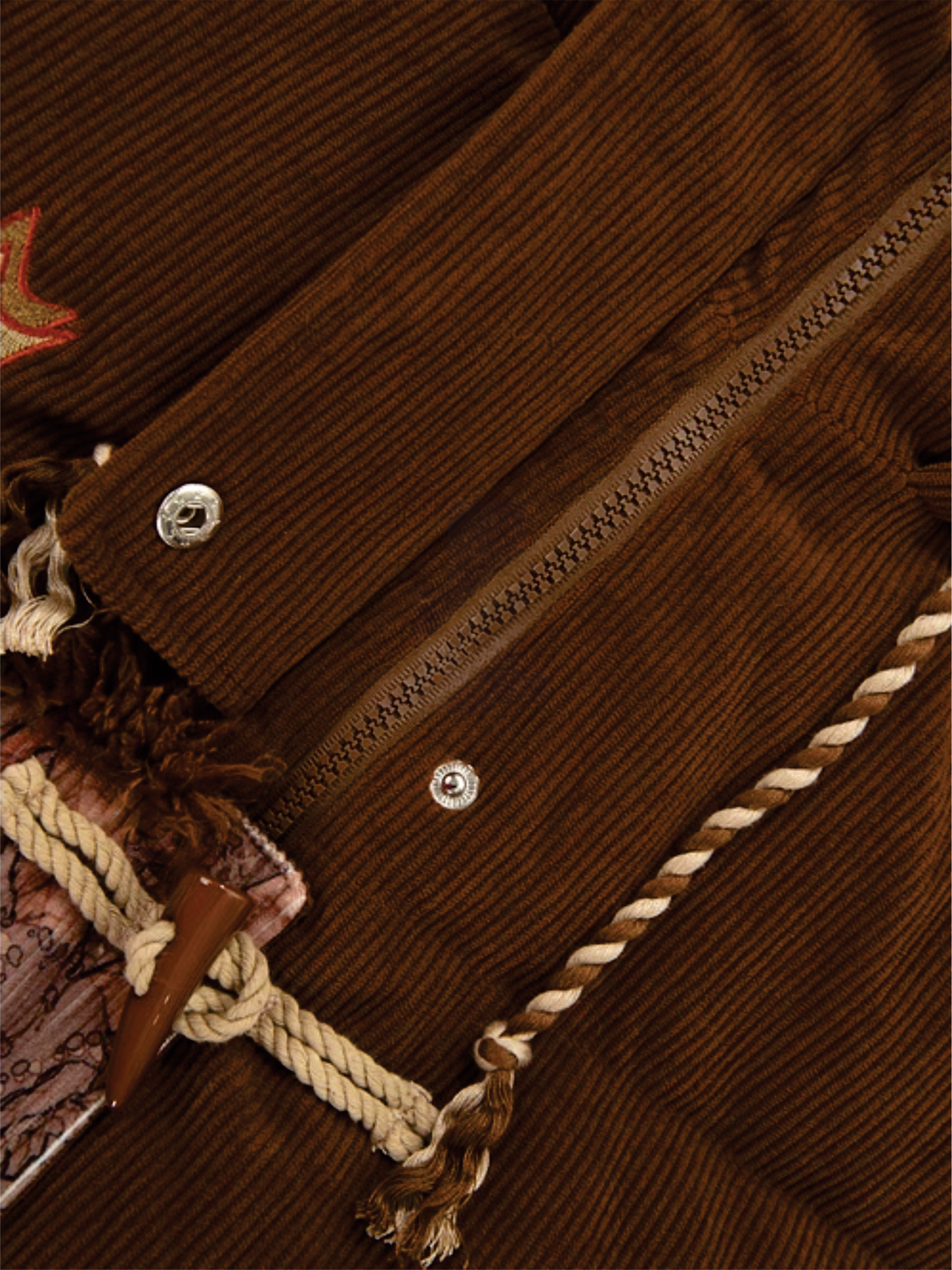 Forest Prince Corduroy Puffer Jacket-ntbhshop