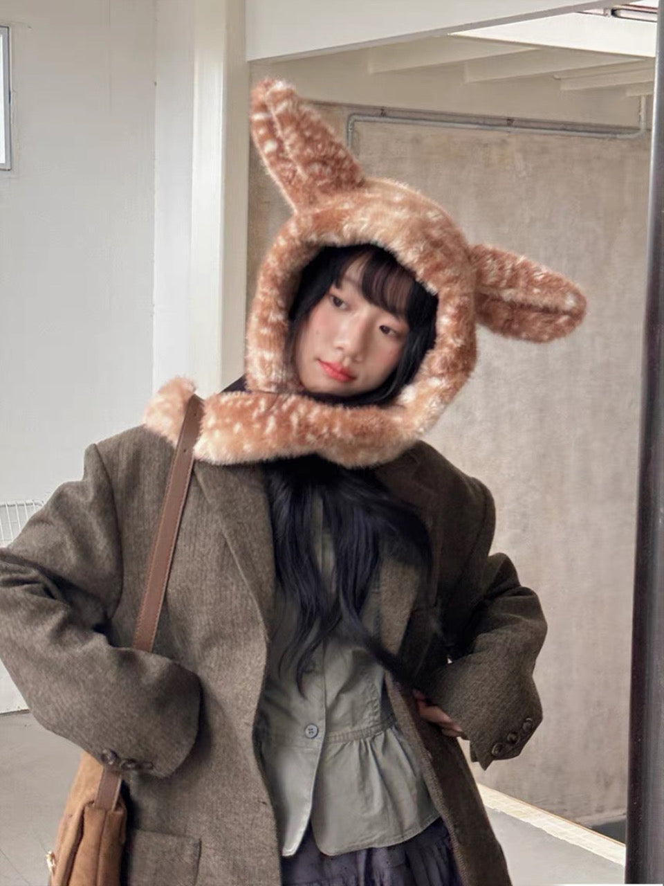 Honey Fawn Whimsy Whisper Hood-ntbhshop