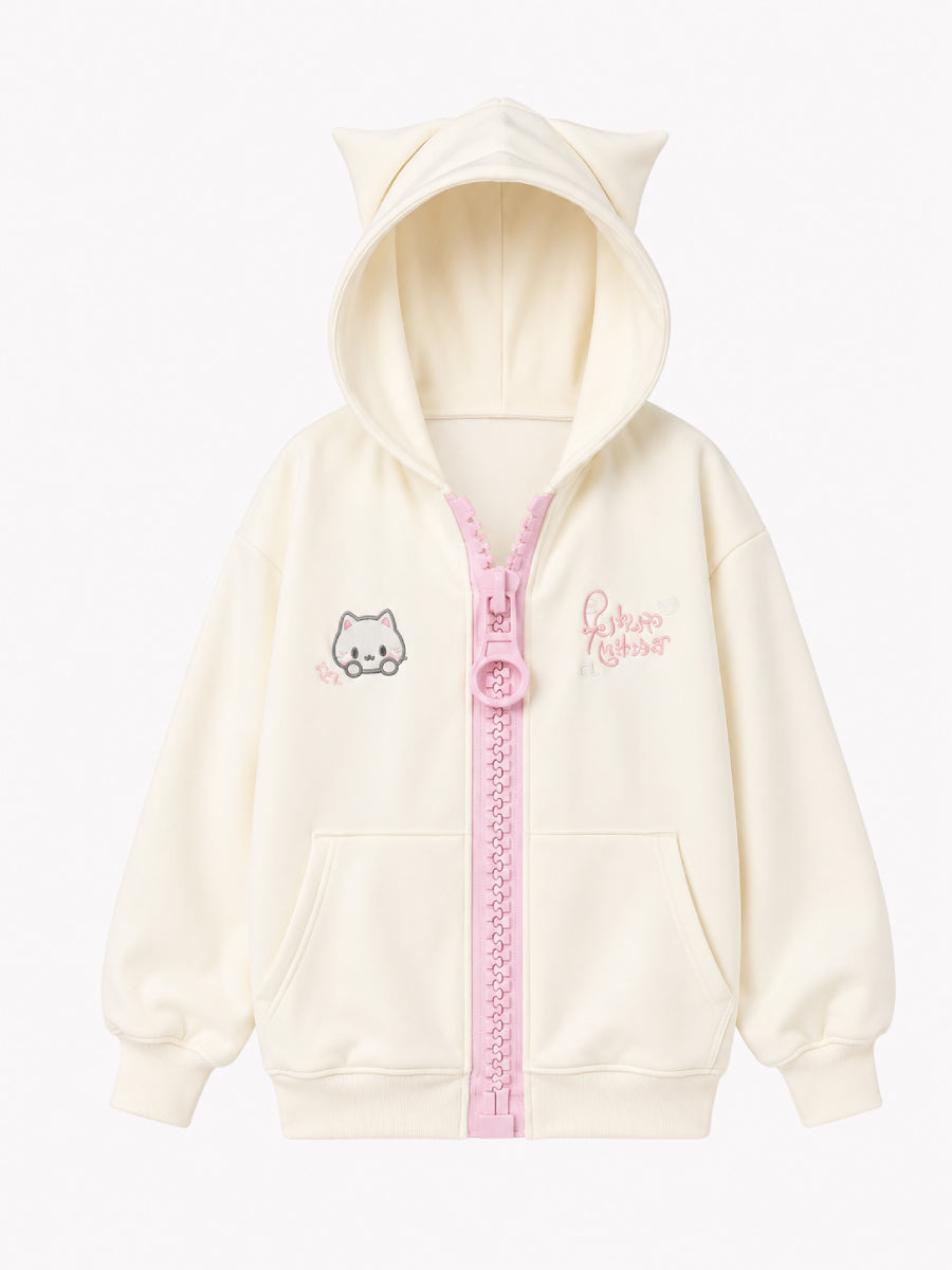 Candy Cat Zipper Jackets-Outerwear-ntbhshop