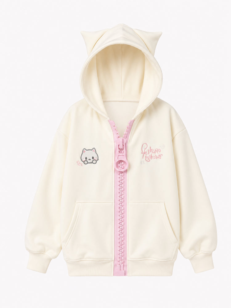 Candy Cat Zipper Jackets-Outerwear-ntbhshop