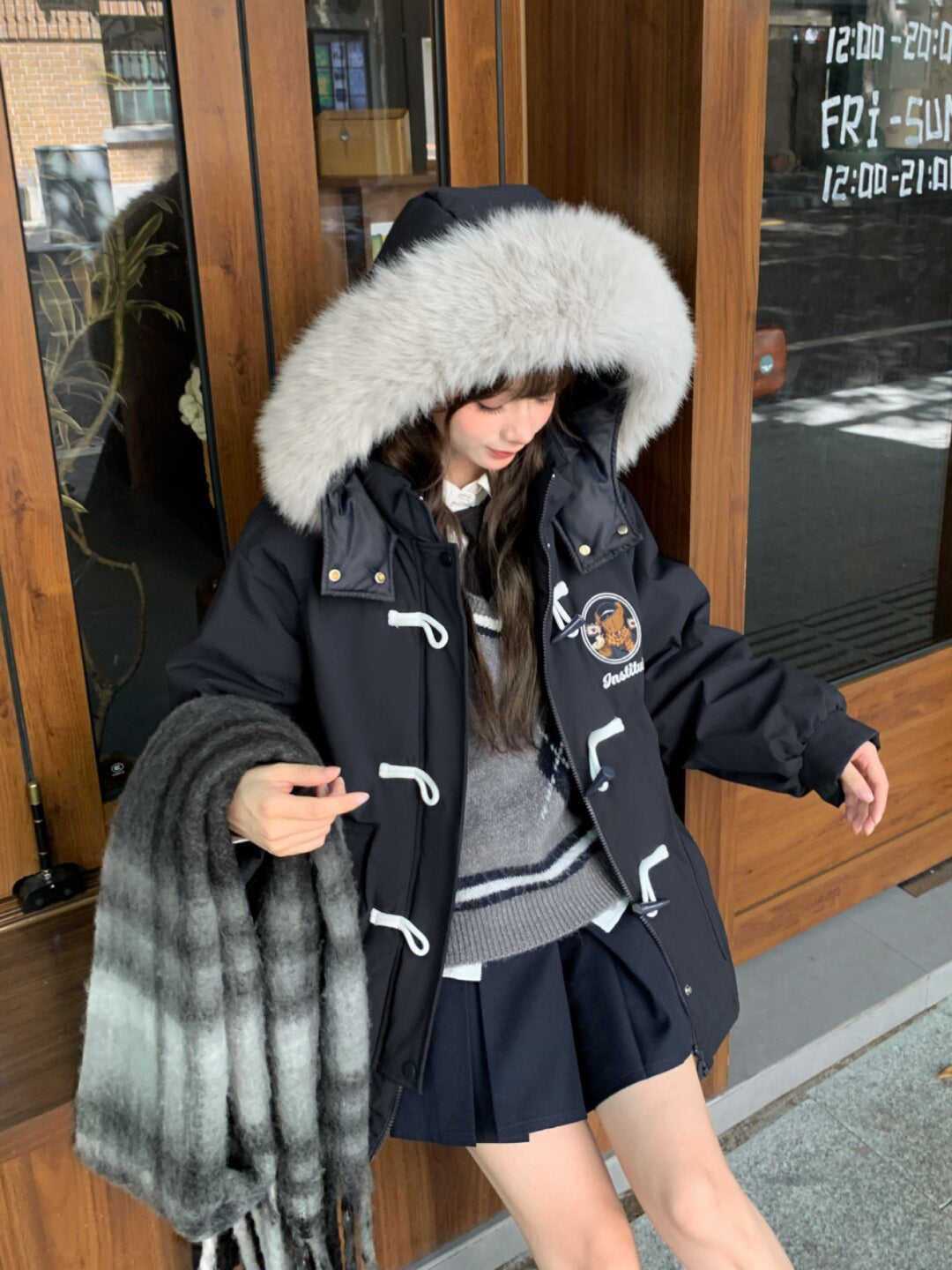 Bear Institute Hooded Puffer Jacket-Outerwear-ntbhshop