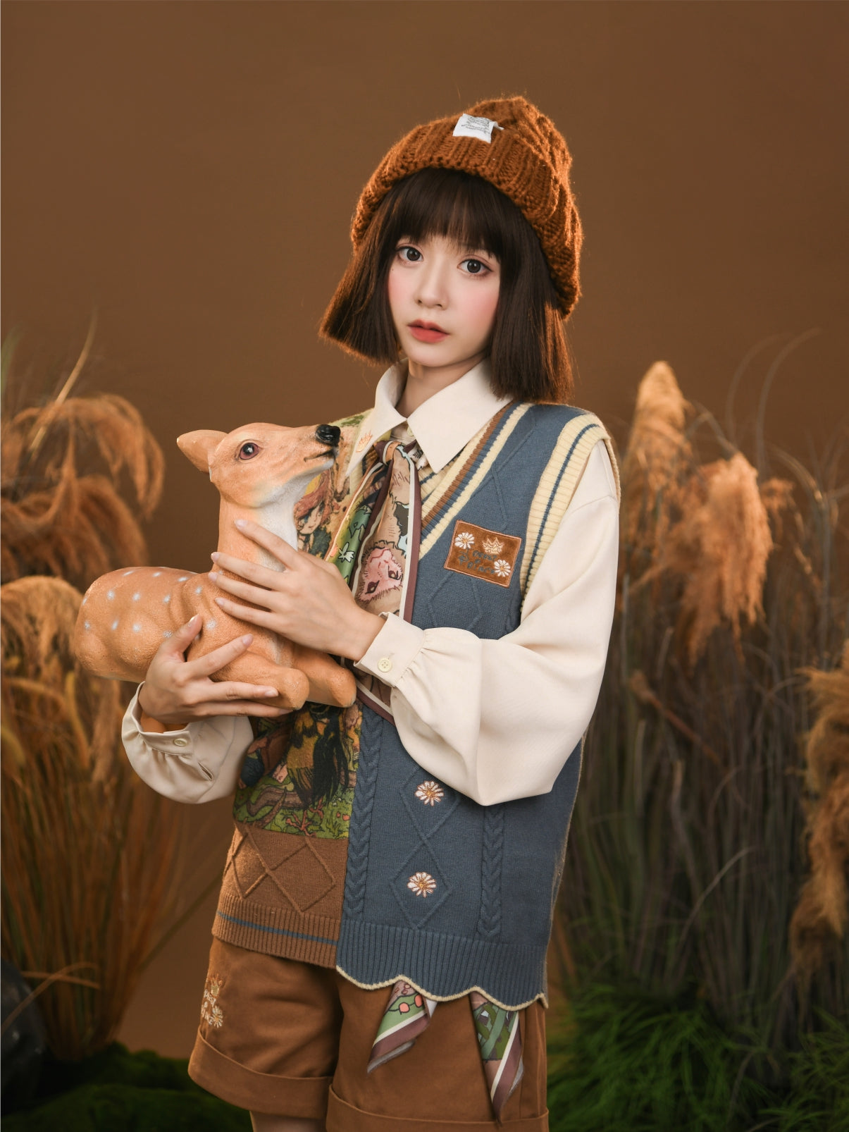 Forest Prince Maillard Vintage Button-Up Shirt-ntbhshop