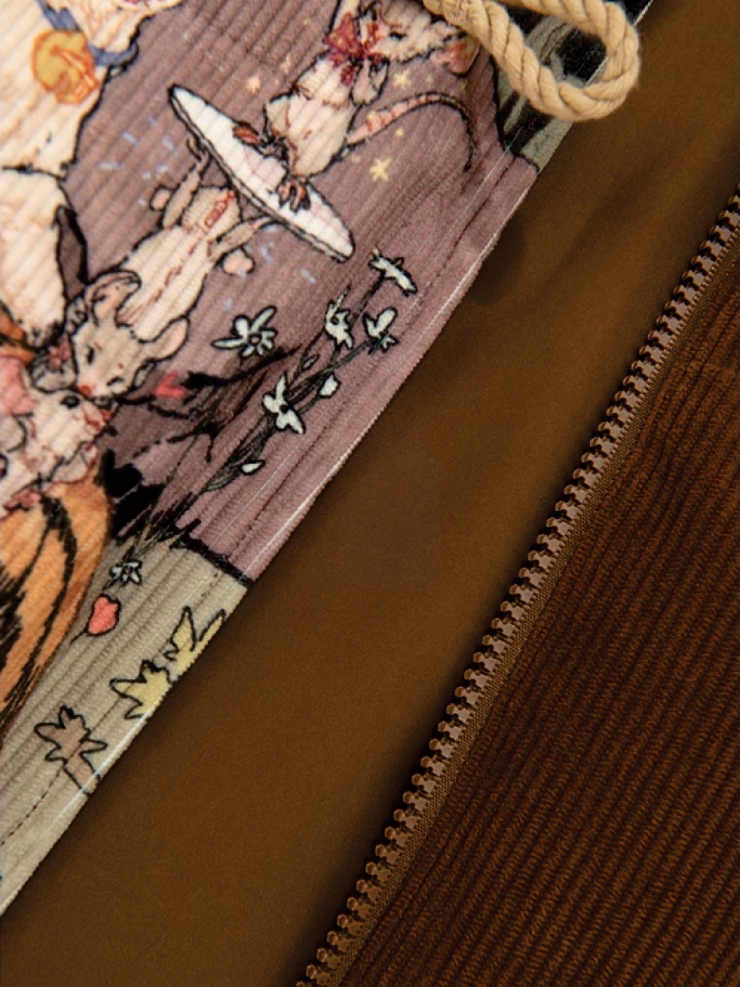 Forest Prince Corduroy Puffer Jacket-ntbhshop