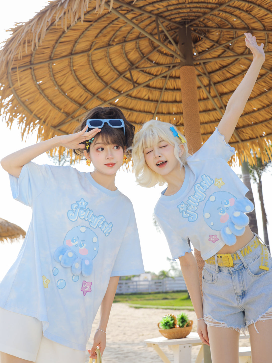 Cute Octopus Short Sleeve Tee-Tops-ntbhshop