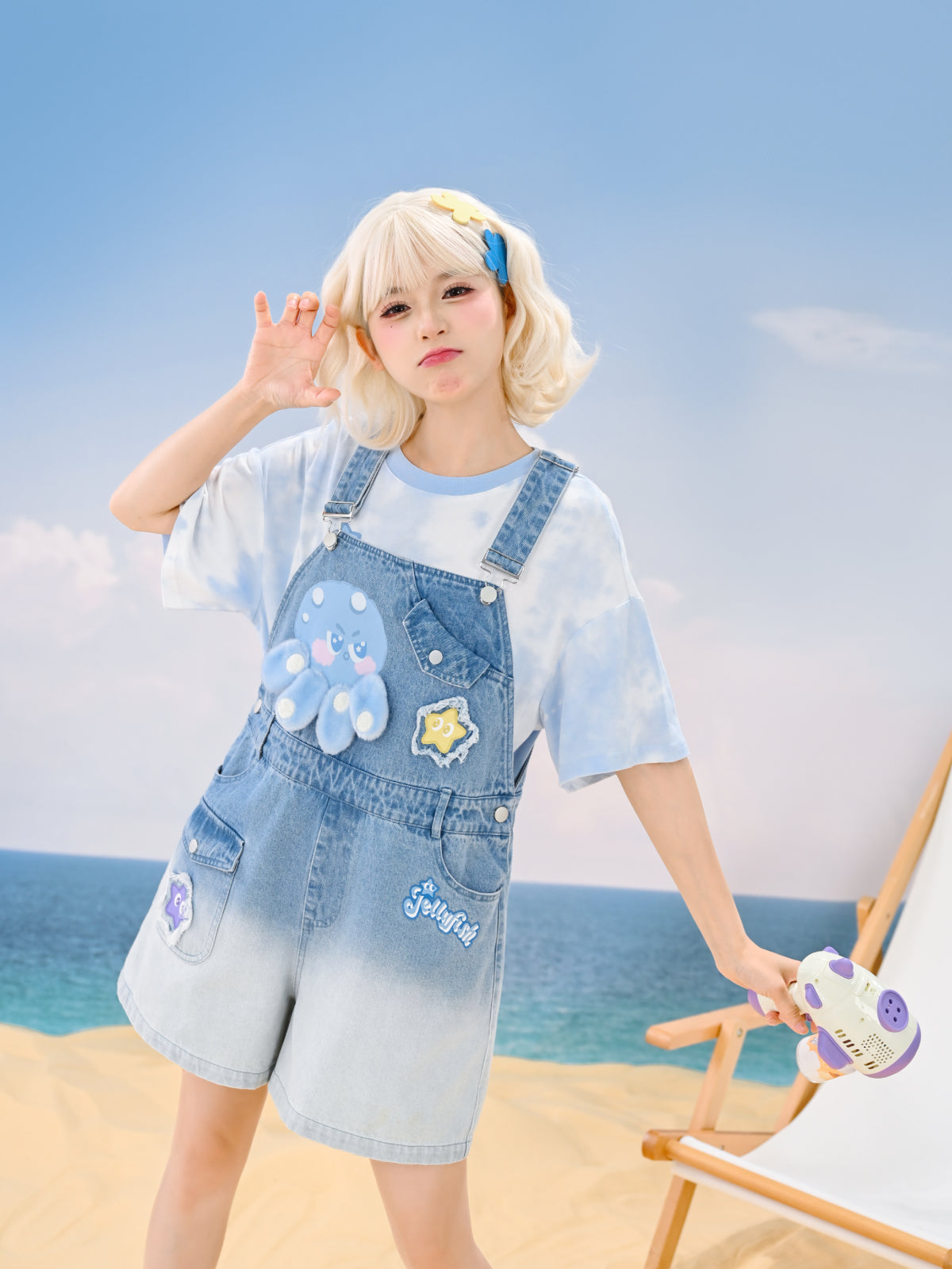 Cute Octopus Short Sleeve Tee-Tops-ntbhshop