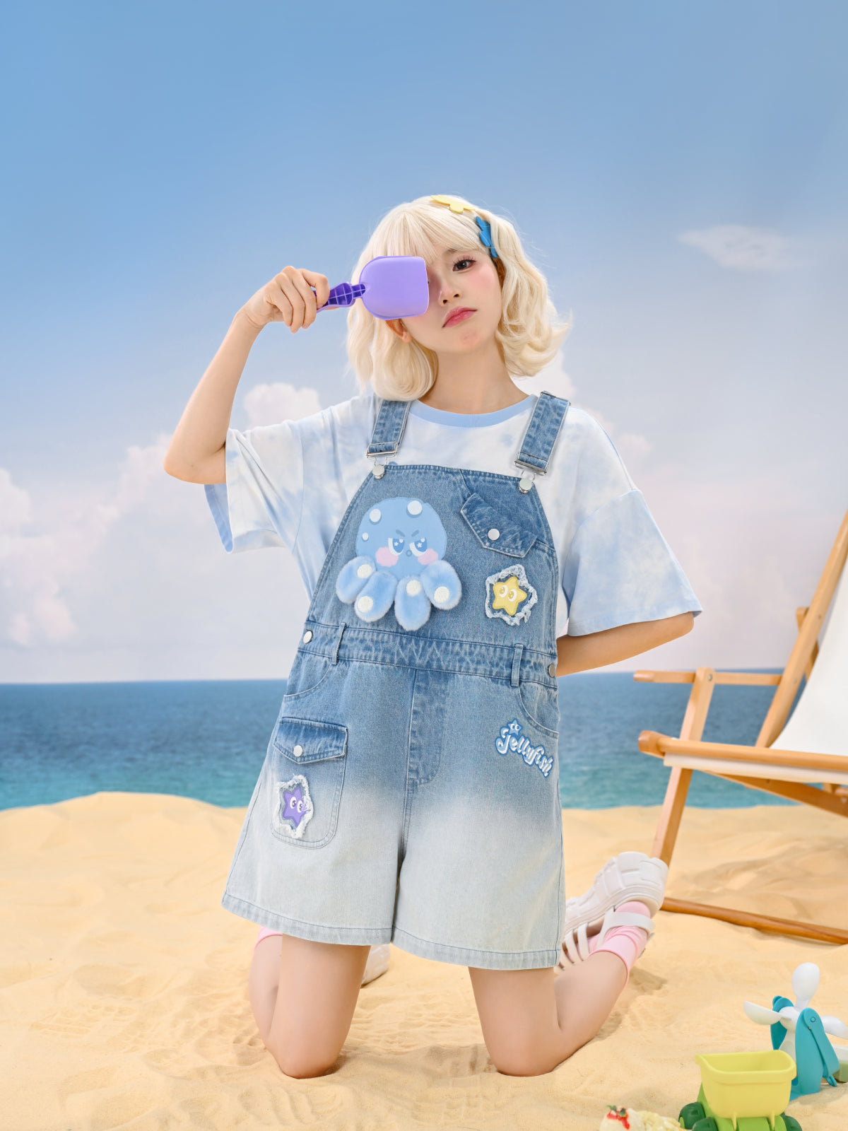 Cute Octopus Short Sleeve Tee-Tops-ntbhshop