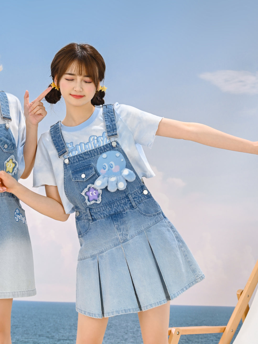 Cute Octopus Crop Top-Sets-ntbhshop